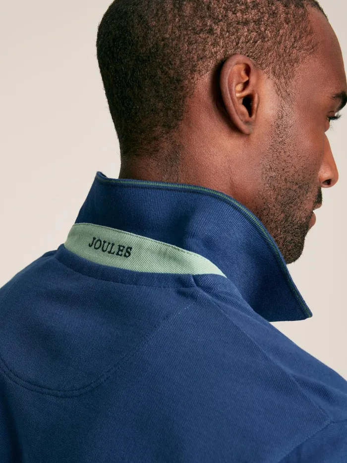 Joules Tops and Tshirts Blue Cotton Polo Shirt 8211 Men