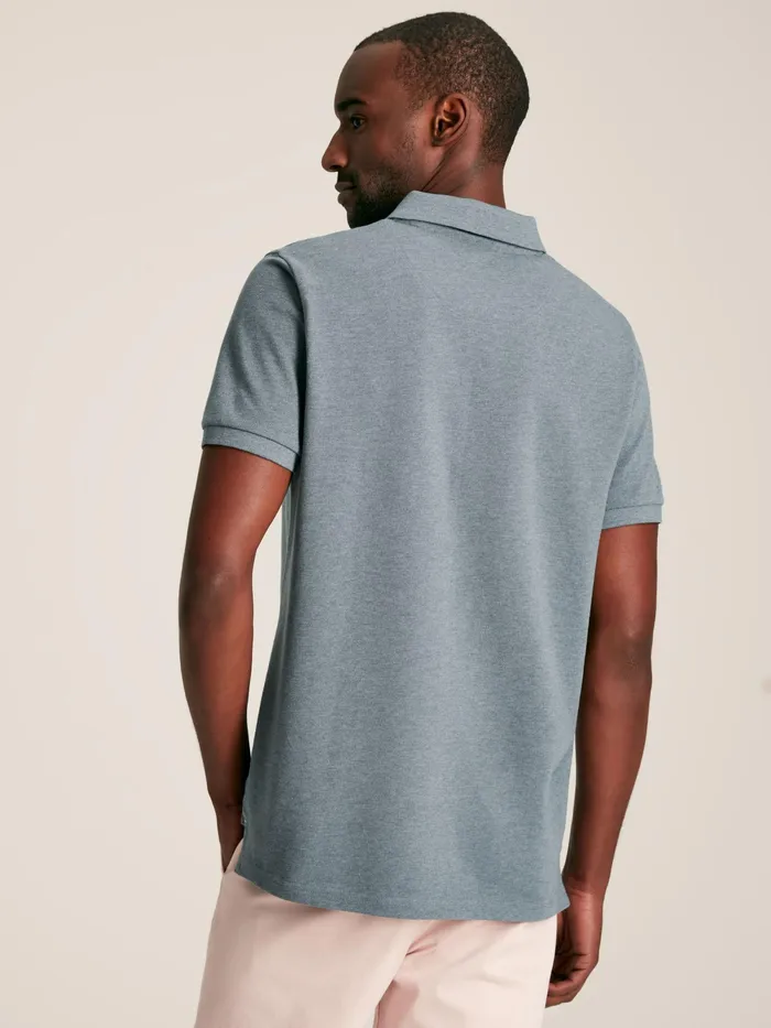Joules Tops and Tshirts Grey Cotton Polo Shirt 8211 Men