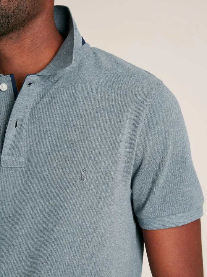 Joules Tops and Tshirts Grey Cotton Polo Shirt 8211 Men