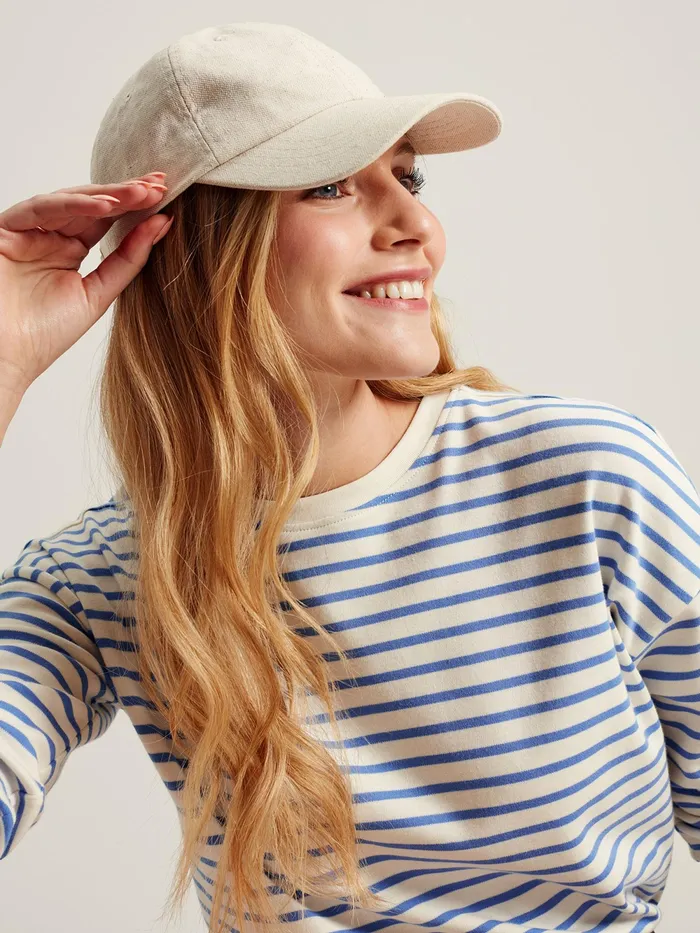 Joules Tops Blue Drop Shoulder Long Sleeve Top 8211 Women