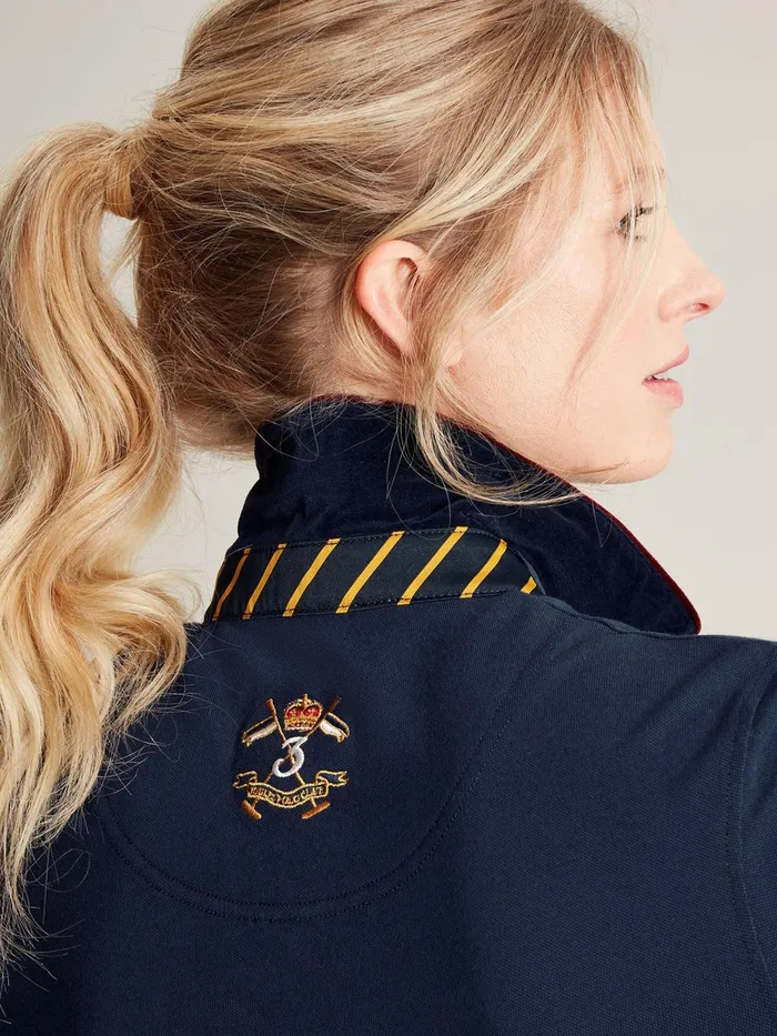 Joules Tops Navy Long Sleeve Polo Shirt 8211 Women
