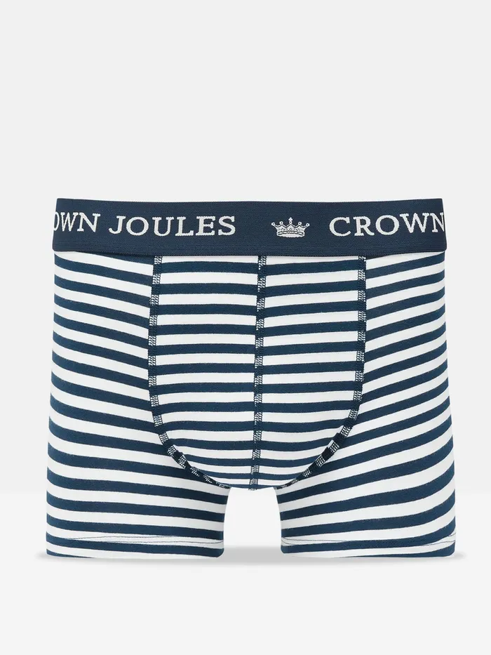 Joules Underwear Navy Hare Cotton Boxer Briefs 2 Pack 8211 Men