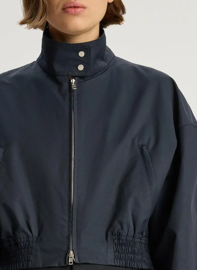 Jumpsuits Women ALC Elliott Cropped Bomber Jacket Navy Jumpsuits Women ALC Elliott Cropped Bomber Jacket Navy