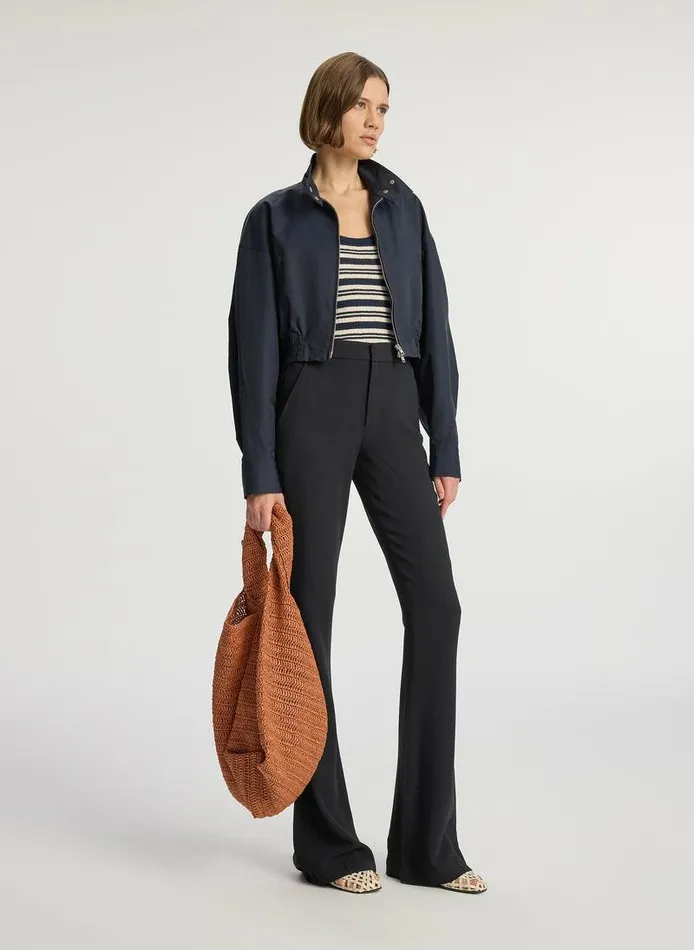 Jumpsuits Women ALC Elliott Cropped Bomber Jacket Navy Jumpsuits Women ALC Elliott Cropped Bomber Jacket Navy