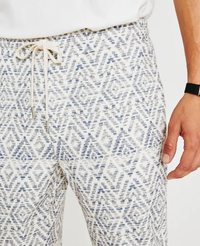 Kenji Sweatpant Diamond Chevron Blue Multi Men AG Jeans Sweatpants Kenji Sweatpant Diamond Chevron Blue Multi Men AG Jeans Sweatpants