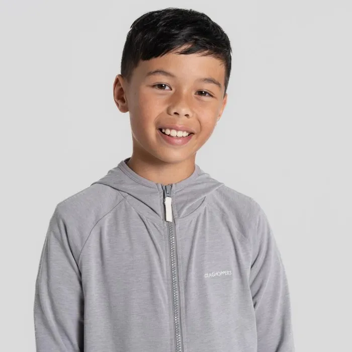 Kids Hoodies Craghoppers Kid039s Nosilife Frey Hooded Jacket Soft Grey Marl Kids Hoodies Craghoppers Kid039s Nosilife Frey Hooded Jacket Soft Grey Marl