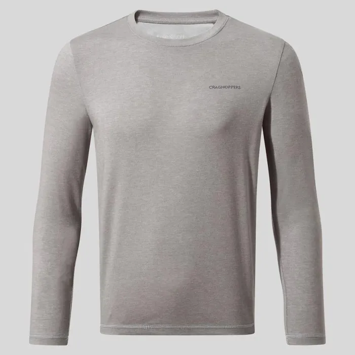 Kids Long Sleeve Craghoppers Kid039s NosiLife Jago Long Sleeved TShirt Soft Grey Marl Kids Long Sleeve Craghoppers Kid039s NosiLife Jago Long Sleeved TShirt Soft Grey Marl