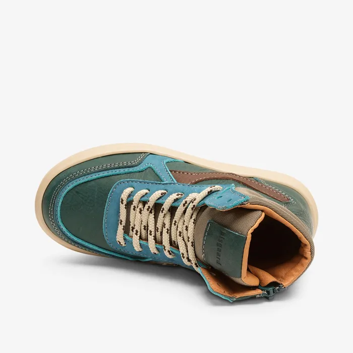 KIDS mio l cedar wood Blue Sneakers bisgaardshoes
