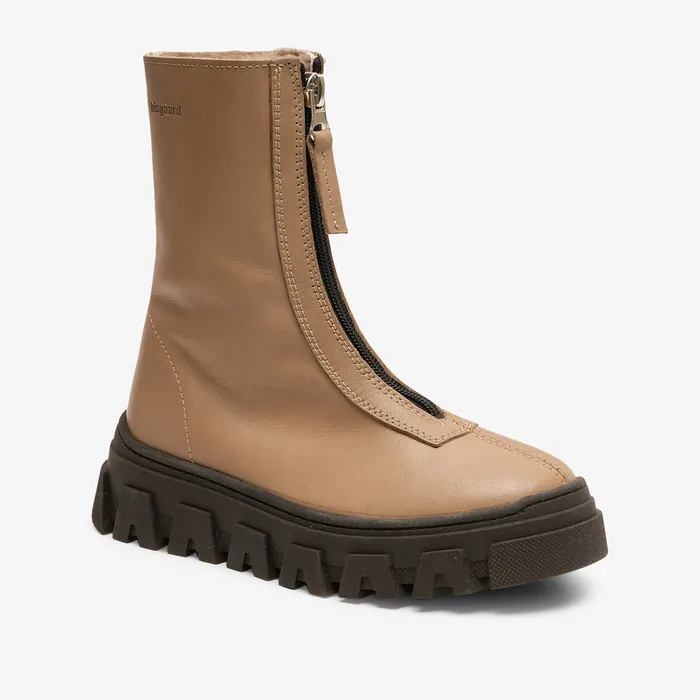 KIDS nomi lamb tortora Brown Winter boots bisgaardshoes