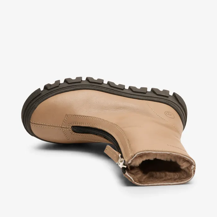 KIDS nomi lamb tortora Brown Winter boots bisgaardshoes
