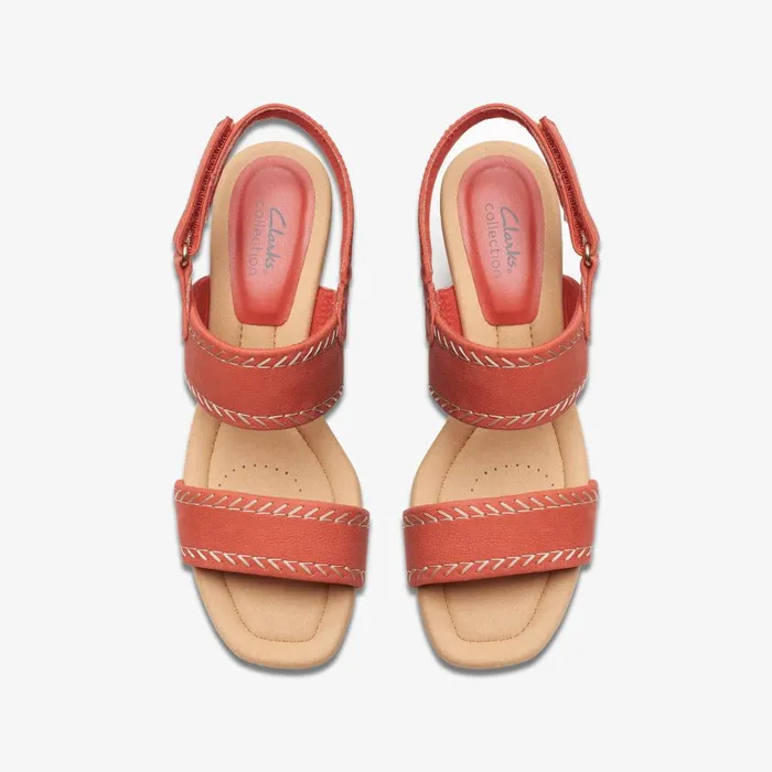 Kyarra Rose Blush Nubuck Women Clarks Wedges