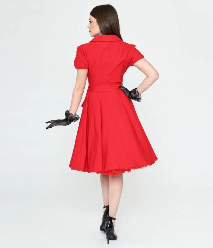 Lady In Red Monroe Swing Dress Dresses Unique Vintage Pocket Dresses