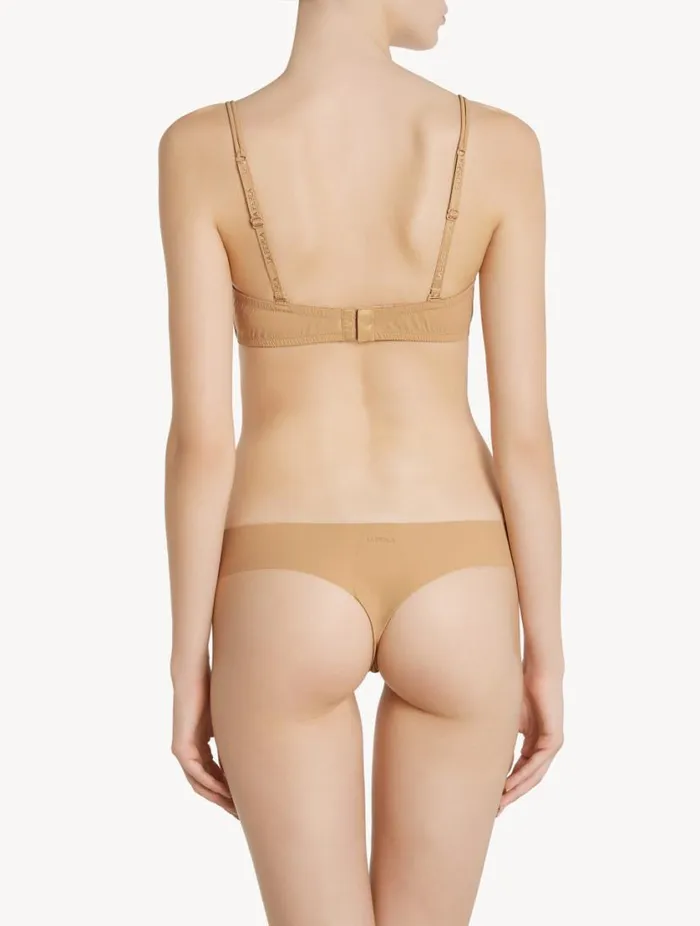 Lasercut Thong In Nude Lingerie La Perla G String and Thong Lasercut Thong In Nude Lingerie La Perla G String and Thong