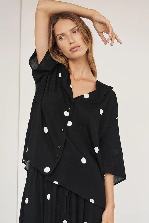LAURA SPOT SHORT SLEEVE SHIRT Women DISSH Shirts