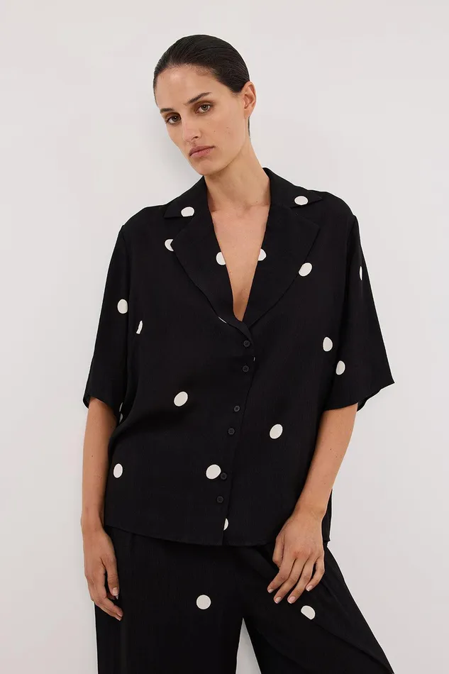 LAURA SPOT SHORT SLEEVE SHIRT Women DISSH Shirts