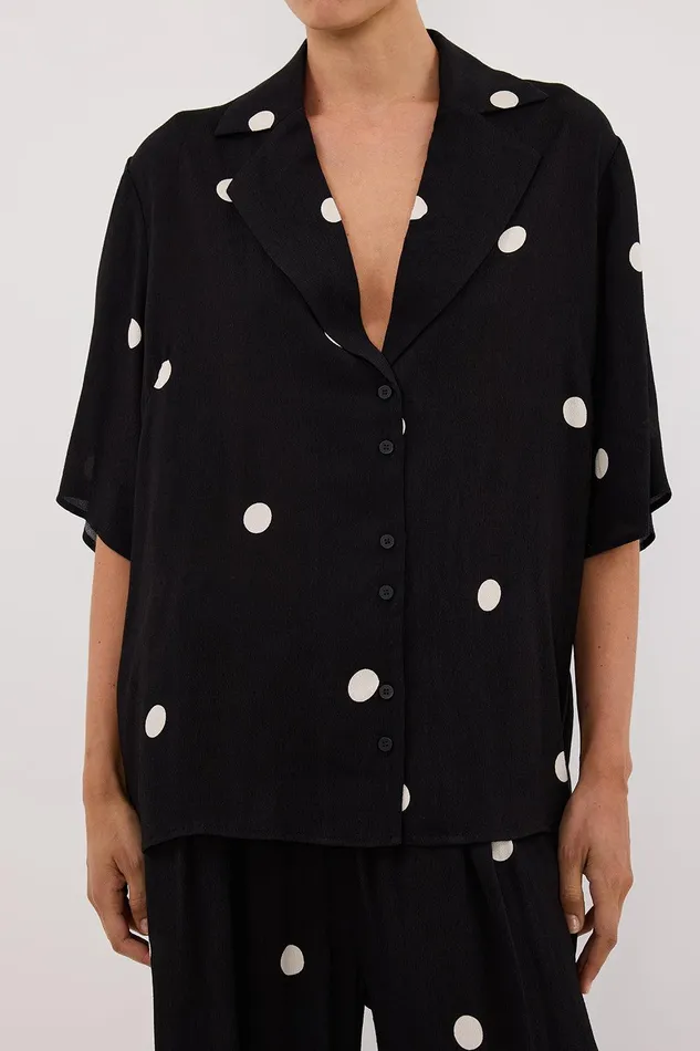 LAURA SPOT SHORT SLEEVE SHIRT Women DISSH Shirts