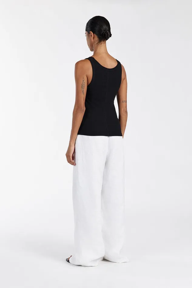 LEE BLACK KNIT TANK Women DISSH Tanks