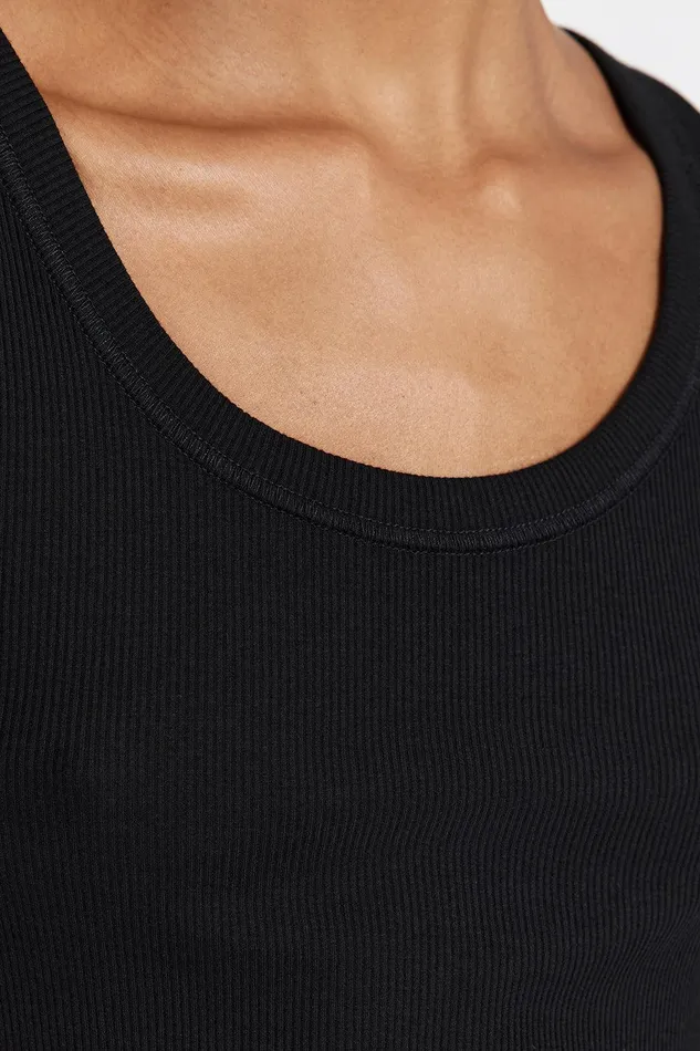LEE BLACK KNIT TANK Women DISSH Tanks