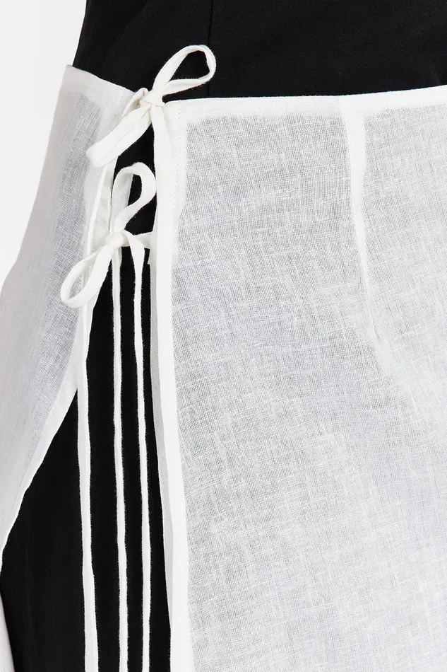 LINA WHITE SARONG SHEER SKIRT Women DISSH White