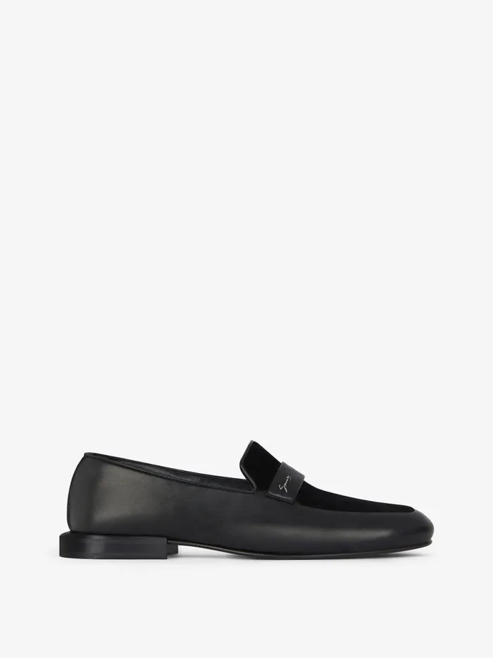Loafers In Leather And Suede Black Men Givenchy Boots and Loafers