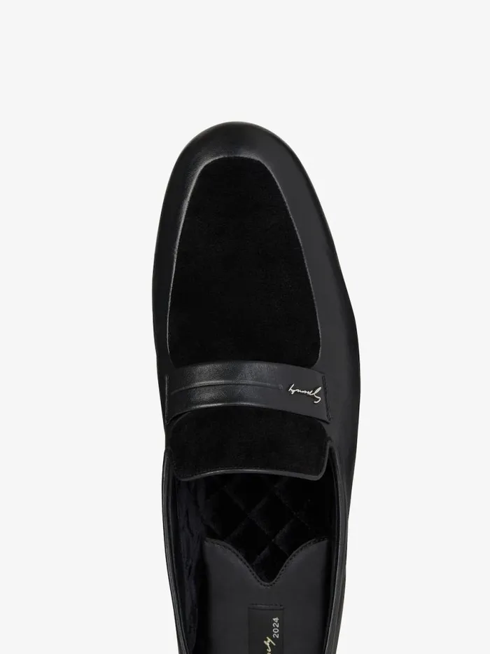 Loafers In Leather And Suede Black Men Givenchy Boots and Loafers