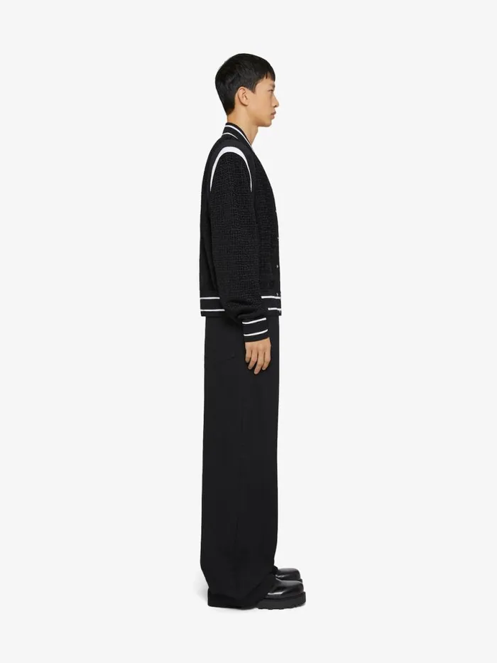 Low Crotch Wide Jeans In Denim Black Men Givenchy Pants and Shorts