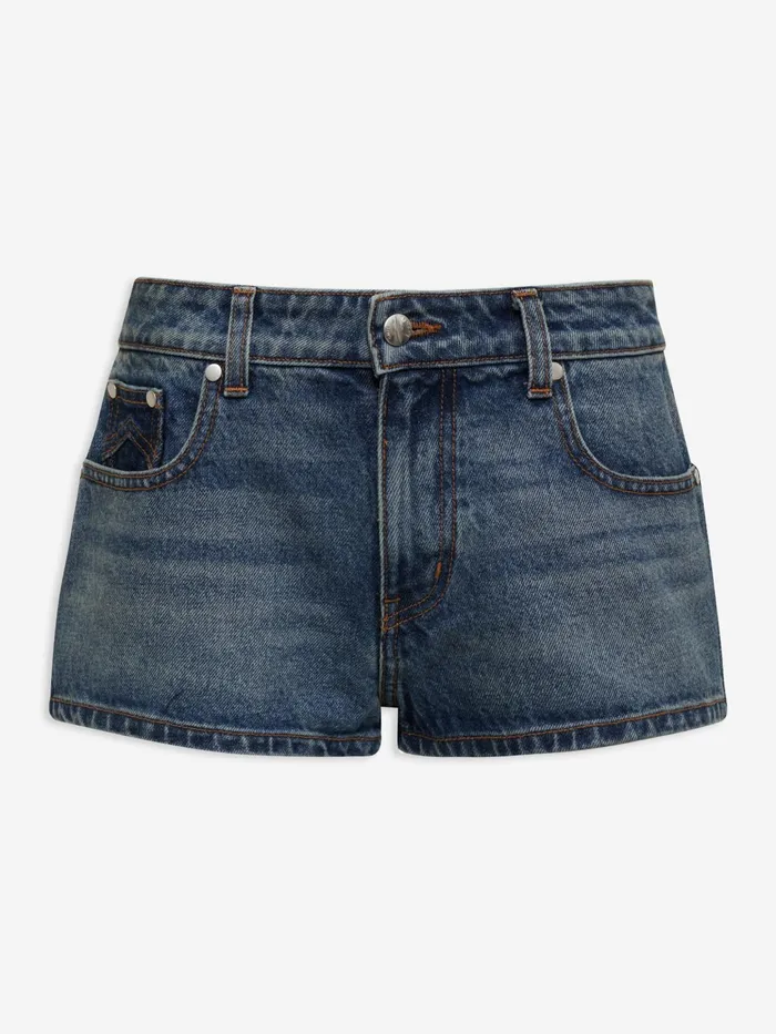 LOWWAIST DENIM SHORTS Women Rhude Denim