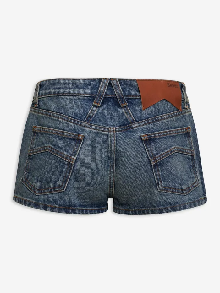 LOWWAIST DENIM SHORTS Women Rhude Denim