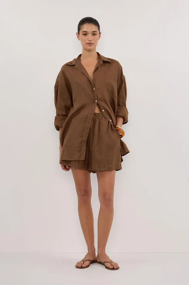 LUNE FONDANT LINEN SHORT Women DISSH Shorts