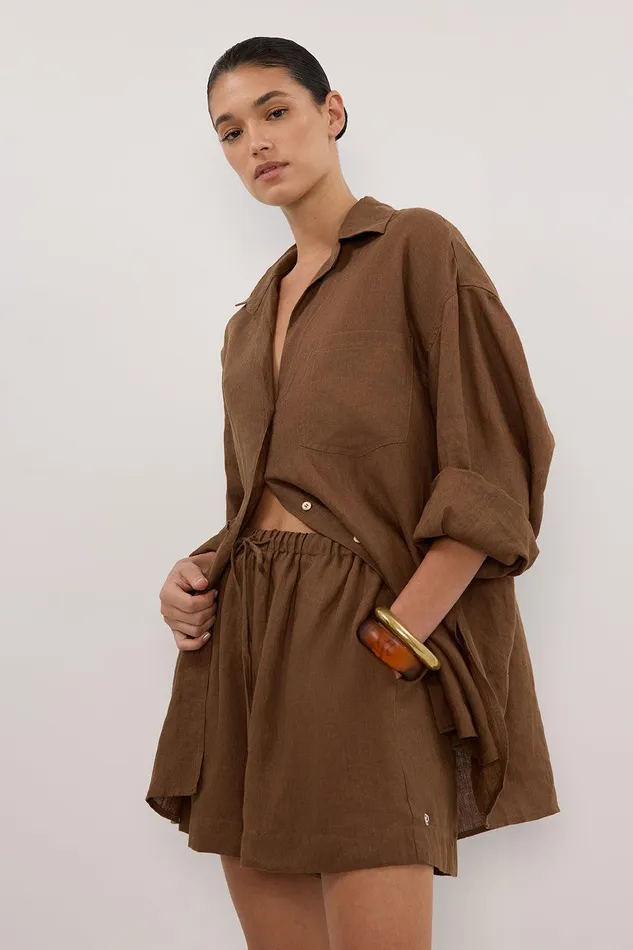LUNE FONDANT LINEN SHORT Women DISSH Shorts
