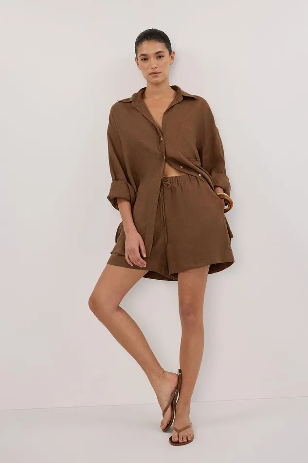 LUNE FONDANT LINEN SHORT Women DISSH Shorts
