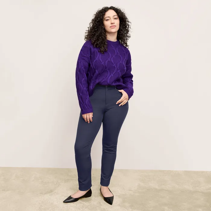 M M LaFleur The Roma Jean 8211 Eco Better Than Denim Dark Navy Women Pants