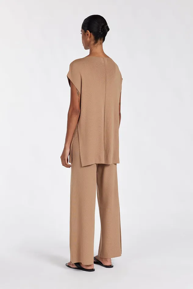 MABLE TAN KNIT PANT Women DISSH Pants