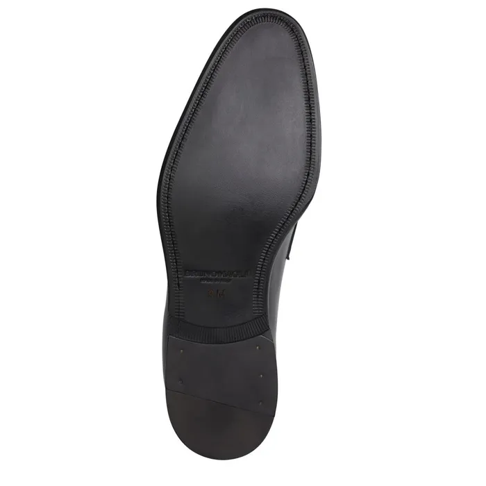Maioco Slip On Loafer Black Leather Men Bruno Magli Loafers and Slipons