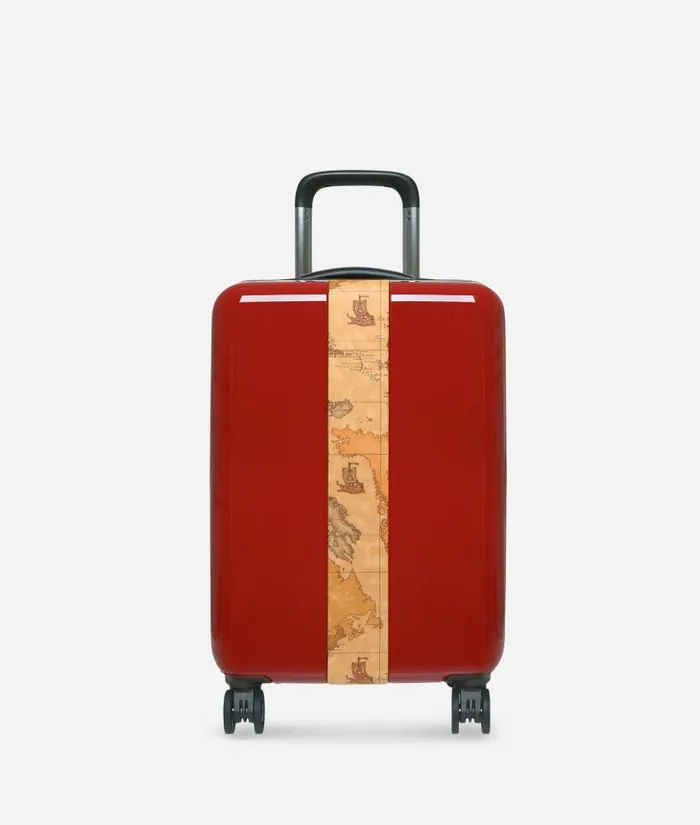 Man Travel Bags Alviero Martini Solid Case Small Suitcase In Geo Classic