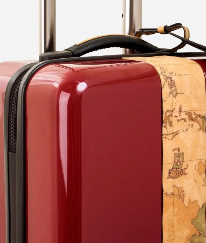 Man Travel Bags Alviero Martini Solid Case Small Suitcase In Geo Classic