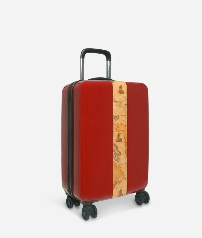 Man Travel Bags Alviero Martini Solid Case Small Suitcase In Geo Classic