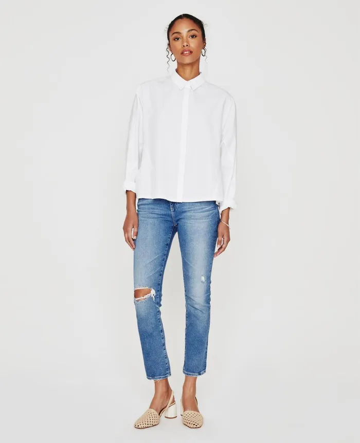 Mari Crop 18 Years Santa Fe Women AG Jeans Denim
