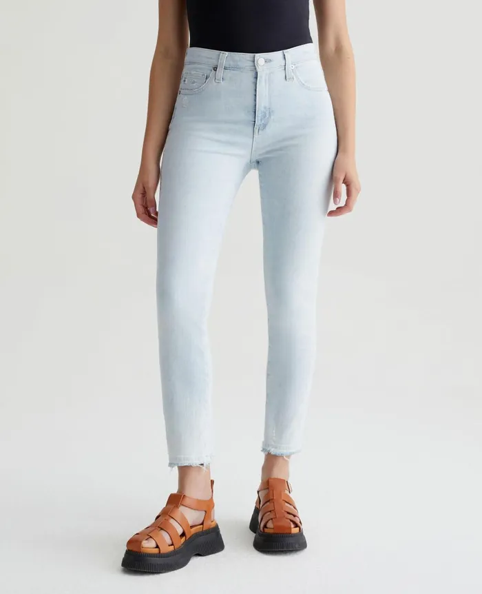 Mari Crop Optimist Moonwash Women AG Jeans Denim Mari Crop Optimist Moonwash Women AG Jeans Denim