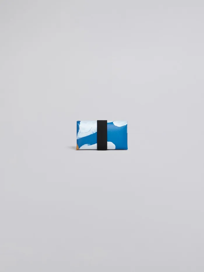 Marni Euphoria Print Trifold Wallet Royal Mens Wallets and Small Leather Goods Marni Euphoria Print Trifold Wallet Royal Mens Wallets and Small Leather Goods