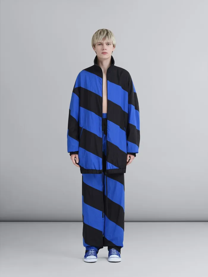 Marni Lightweight Crinkled Nylon Windbreaker Black Mens Coats and Jackets Marni Lightweight Crinkled Nylon Windbreaker Black Mens Coats and Jackets