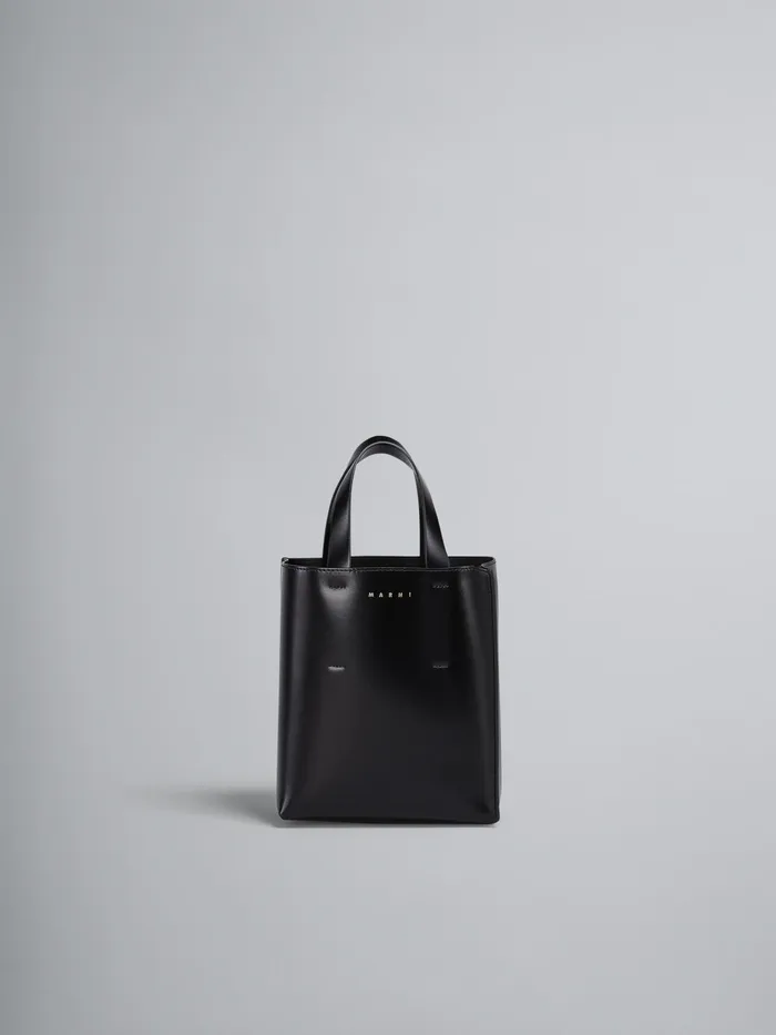 Marni Museo Mini Bag In Leather Black Womens Shopping Bags