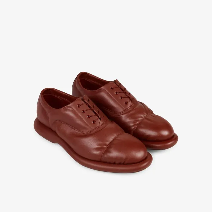 Martine Rose Mens Oxford 1 Oxblood Leather Men Clarks Casual Dress Shoes