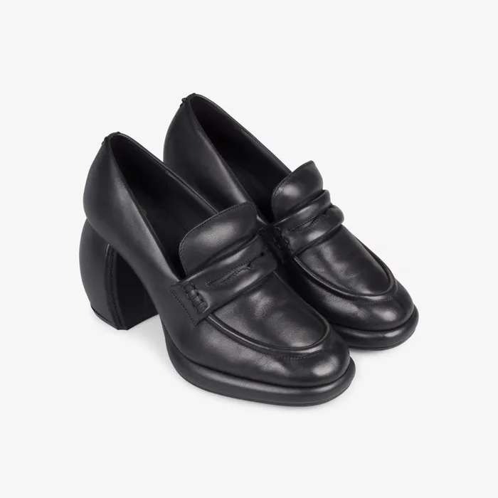 Martine Rose Womens Loafer 1 Black Leather Women Clarks Loafers and Oxfords