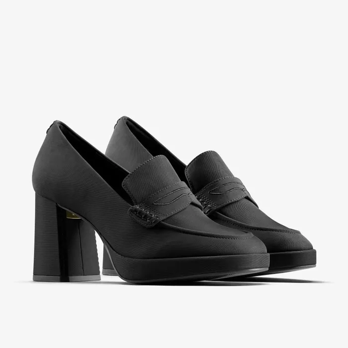 Martine Rose Womens Loafer 2 Black Textile Women Clarks Loafers and Oxfords