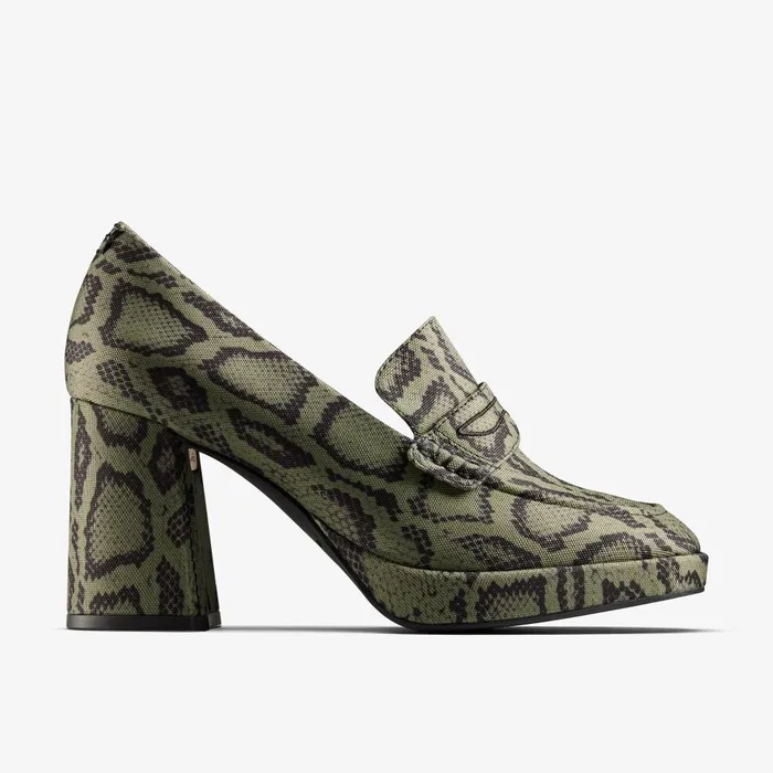Martine Rose Womens Loafer 2 Green Textile Women Clarks Loafers and Oxfords