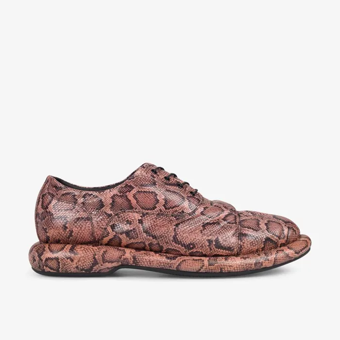 Martine Rose Womens Oxford 1 Rose Snake Women Clarks Loafers and Oxfords