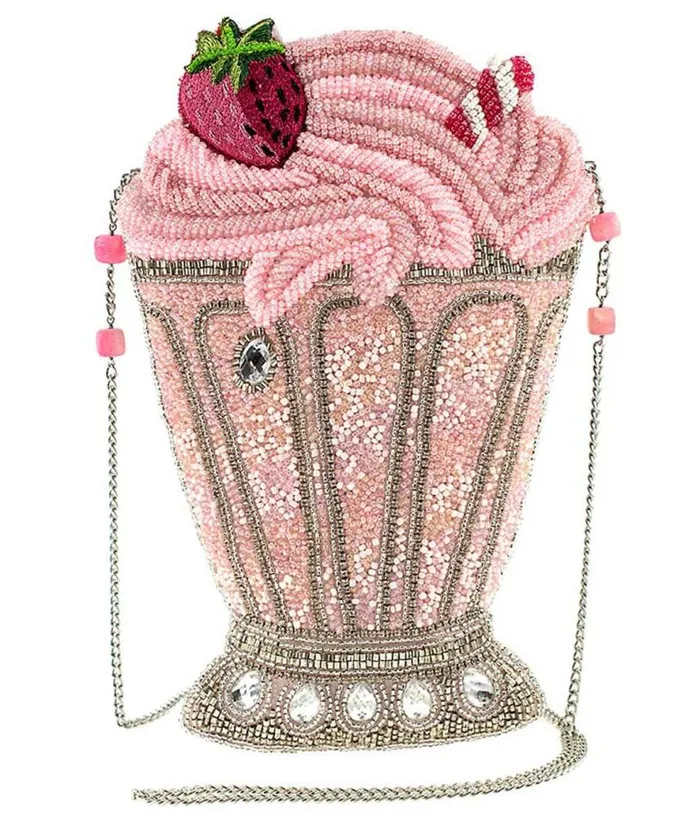 Mary Frances Shake It Up Milkshake Crossbody Bag Accessories Unique Vintage Novelty Bags