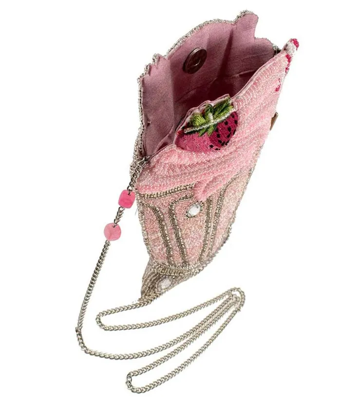 Mary Frances Shake It Up Milkshake Crossbody Bag Accessories Unique Vintage Novelty Bags