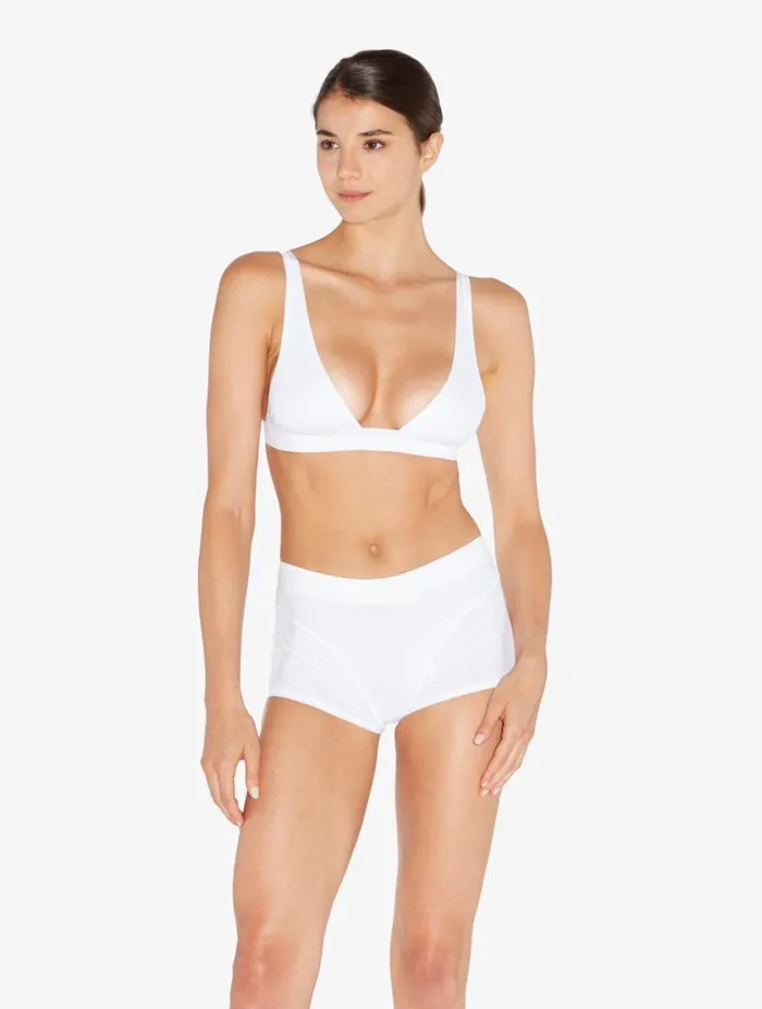 Medium Brief In White 8211 Online Exclusive Lingerie La Perla Brazilian